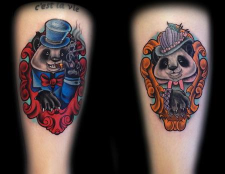 tattoos/ - Lady and Gentlemen pandas done for a Saniderm Promo - 104754